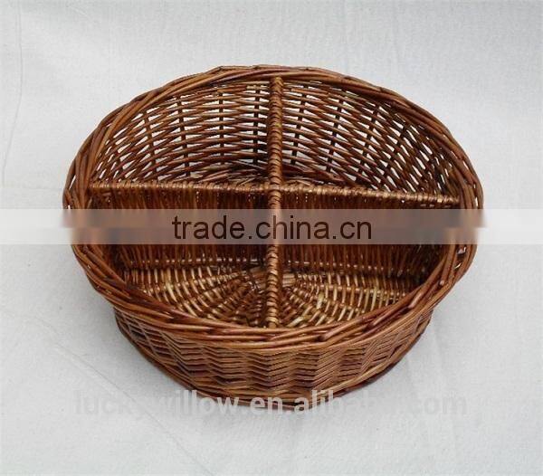new wicker cutlery tray with compartments