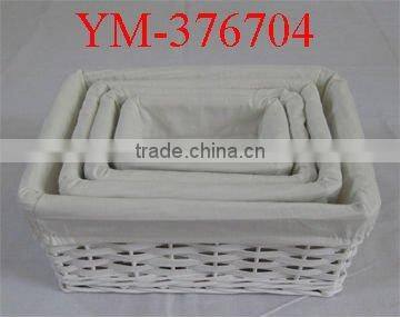 large wicker storage basket for sale