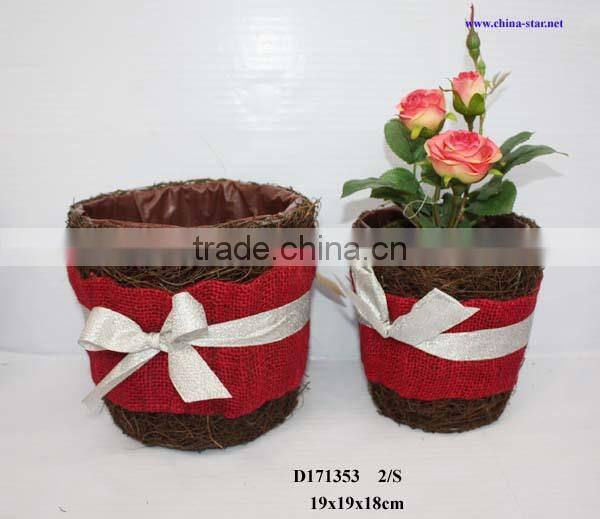 wholesale christmas baskets made of wicker