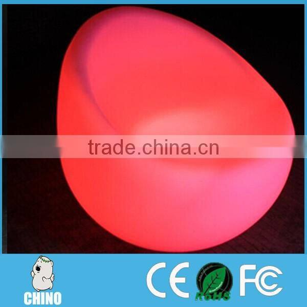 Illuminated Led Waterproof sofa with rechargeable battery