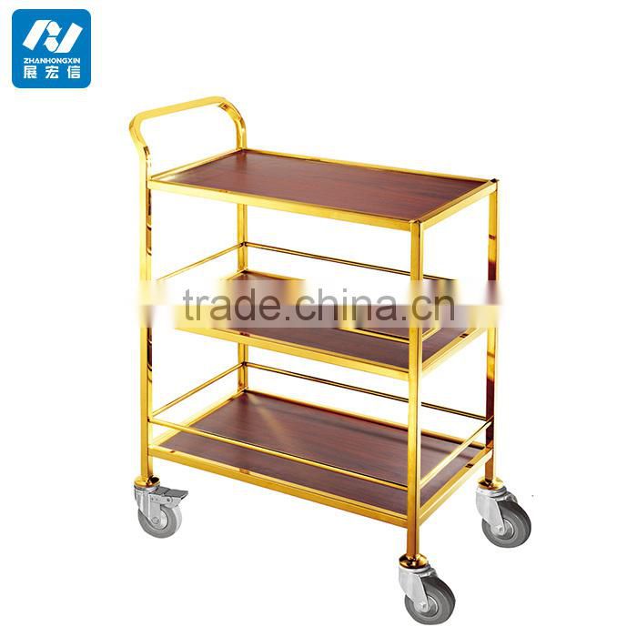 Quality and good price restaurant liquor service trolley