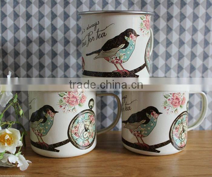 2016 New Design Enamel Mugs for Wholesale