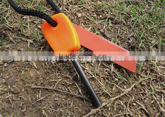 Outdoor Emergency Survival Fi Portable Magnesium Flint Stone
