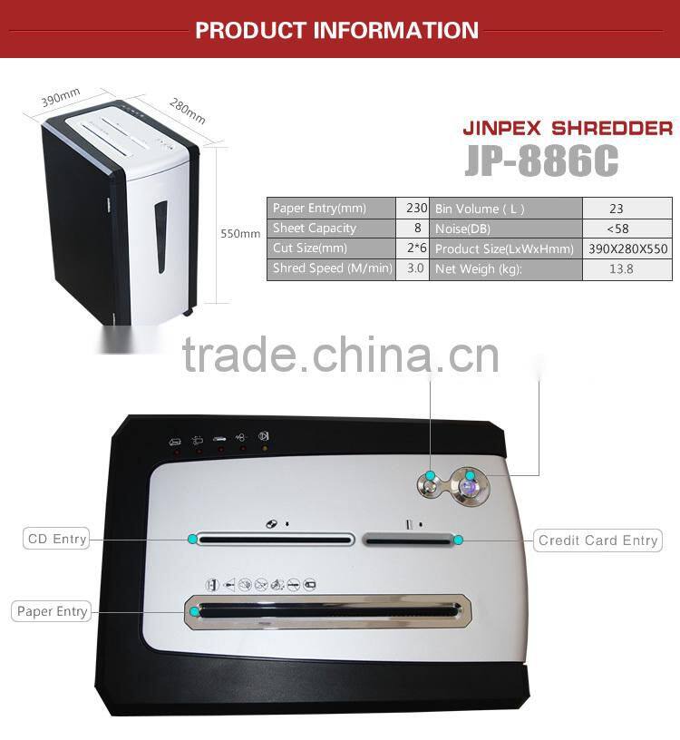 JP-886C Tabacco Shredder Micro cut cutter machine