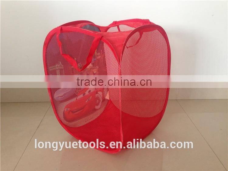 High quality environmental fabric folding laundry basket
