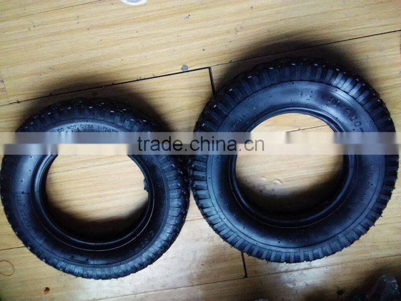 Diamond pattern wheelbarrow tyre 4.80/4.00-8