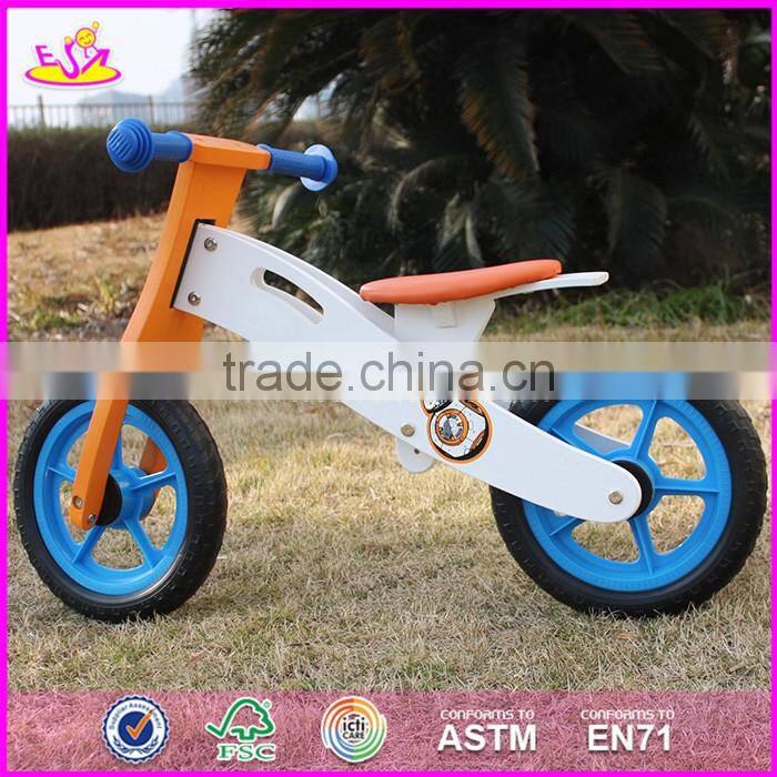 2017 New design best toddlers wooden balance bike for 2 year old W16C165