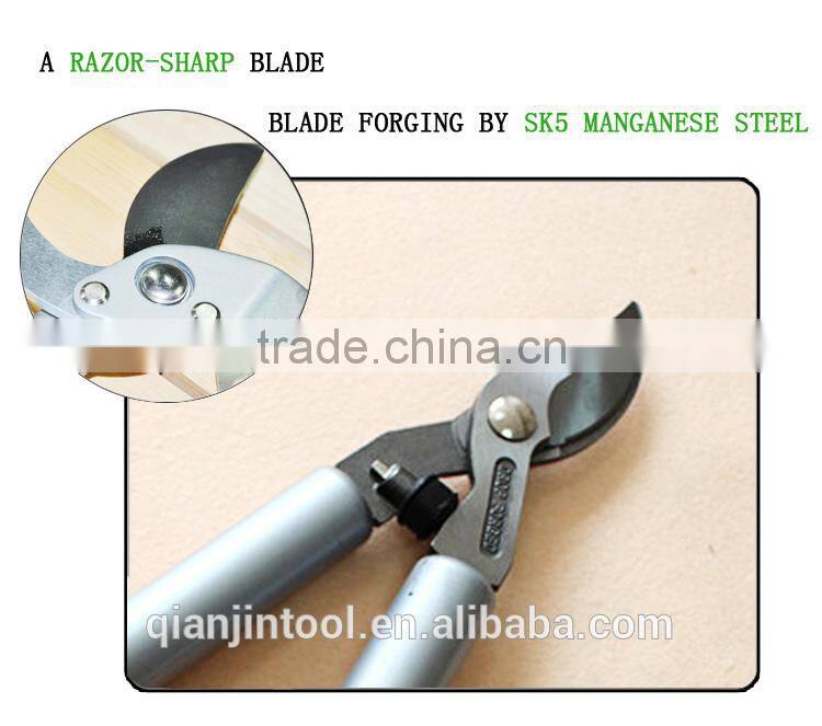 High quality Oak wooden handel garden tools pruning shears