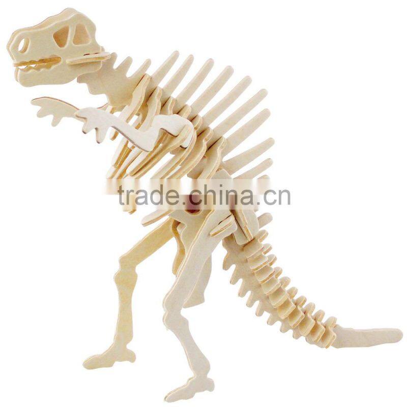 Children's wooden environmental 3d puzzle toys fancy small pussy fancy toy