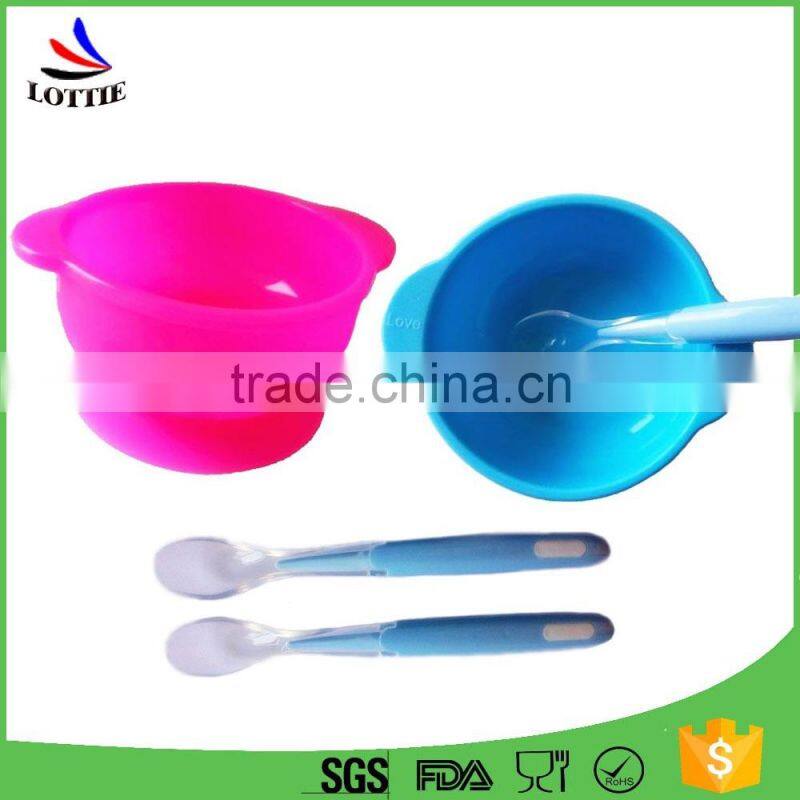 Factory direct High quality food grade heat resistant Eco-friendly non-toxic baby silicone bowl