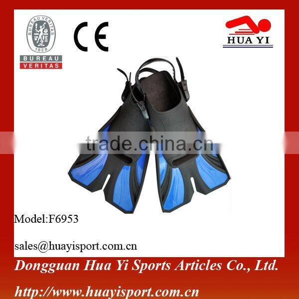 Comfortable Short Silicone Diving Flipper Diving Use fins