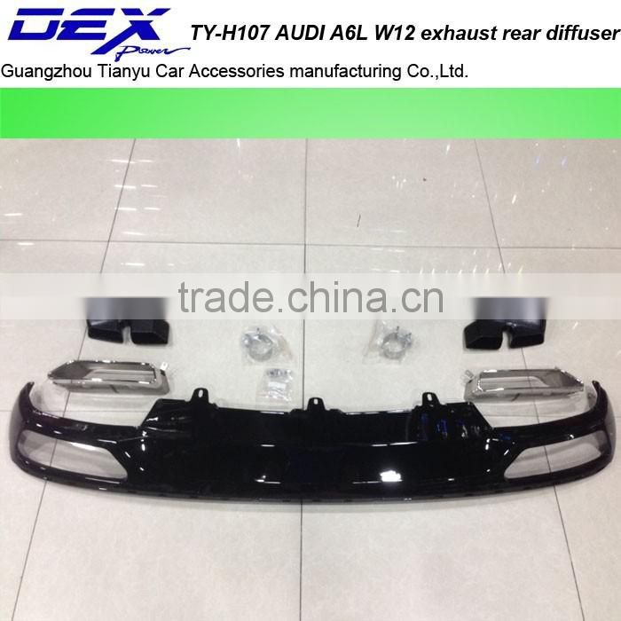 Auto PP A~udi A6L W12 exhaust rear diffuser