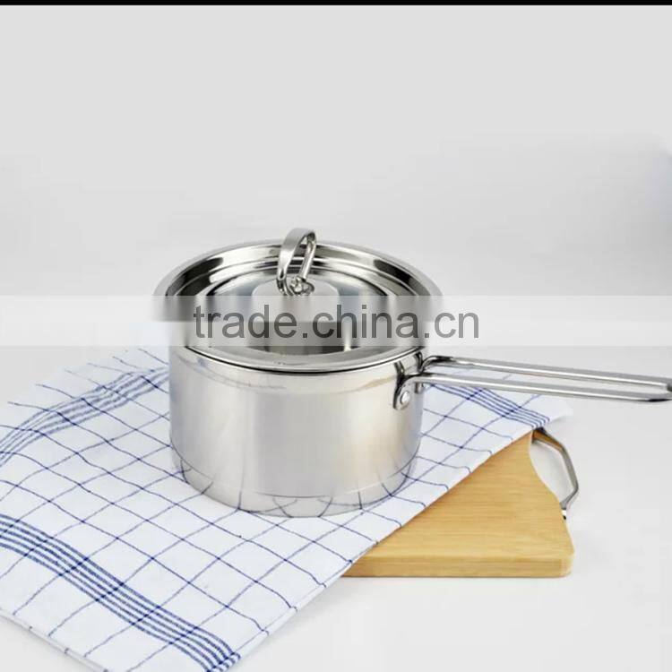 Stainless steel stock pot milk pot / elegant cookware set / cooking pot
