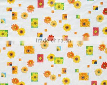 Fashion Pattern Printed Plastic Tablecloth pvc Table cover