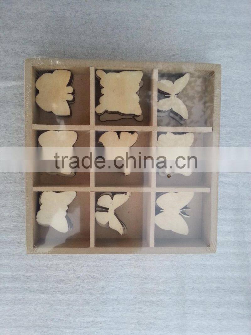 2015 art craft new design Christmas Present wooden stamps snow