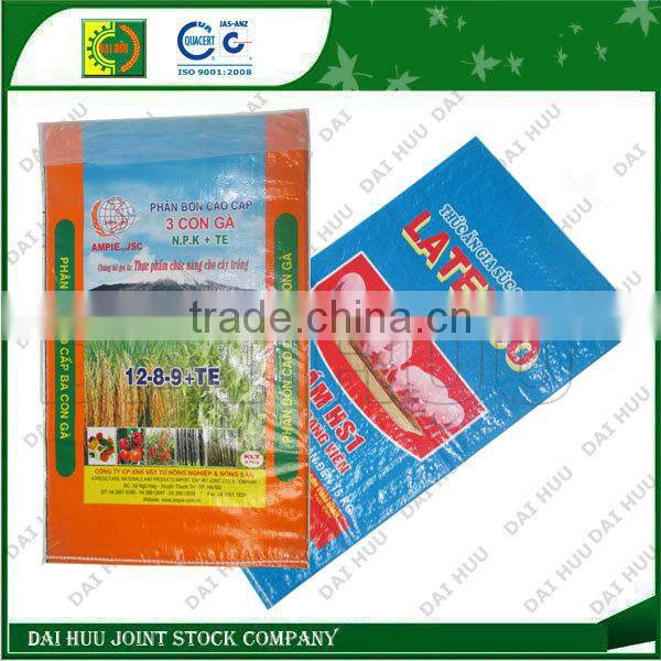 Laminated Woven Fertilizer Packaging Bags woven