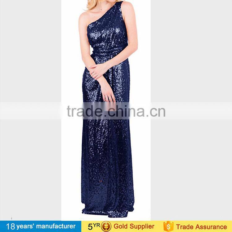 Sparkly rose gold champagne infinity bridesmaid long wedding party dresses for women with sequins