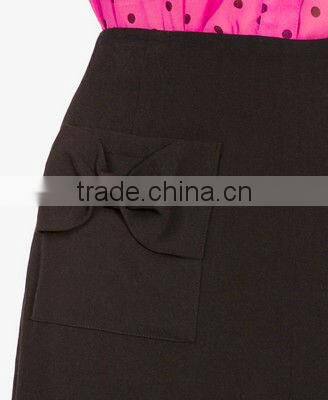 New big bow pocket design for women shorts
