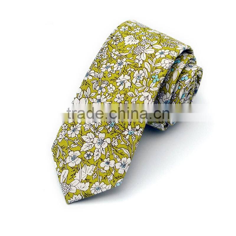 Fashion cheap high quality cotton necktie fabrics