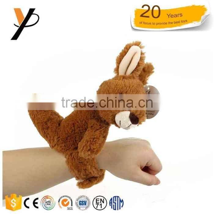 Cute custom rabbit plush toys plush slap band toys