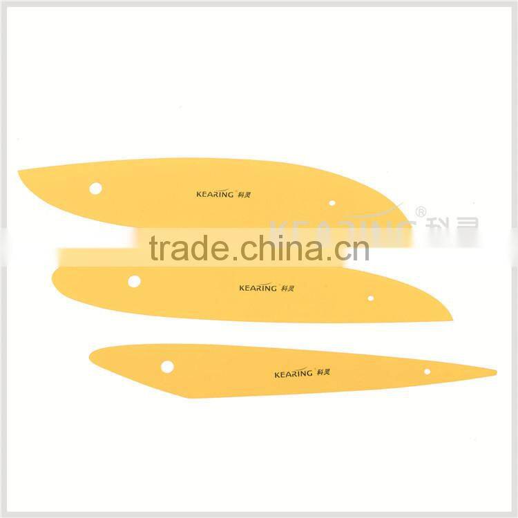 Kearing Chinese Manufacture French Curves for Underwear Transparent Yellow Colour Hot Sale in France Cloud Rulers#1303s