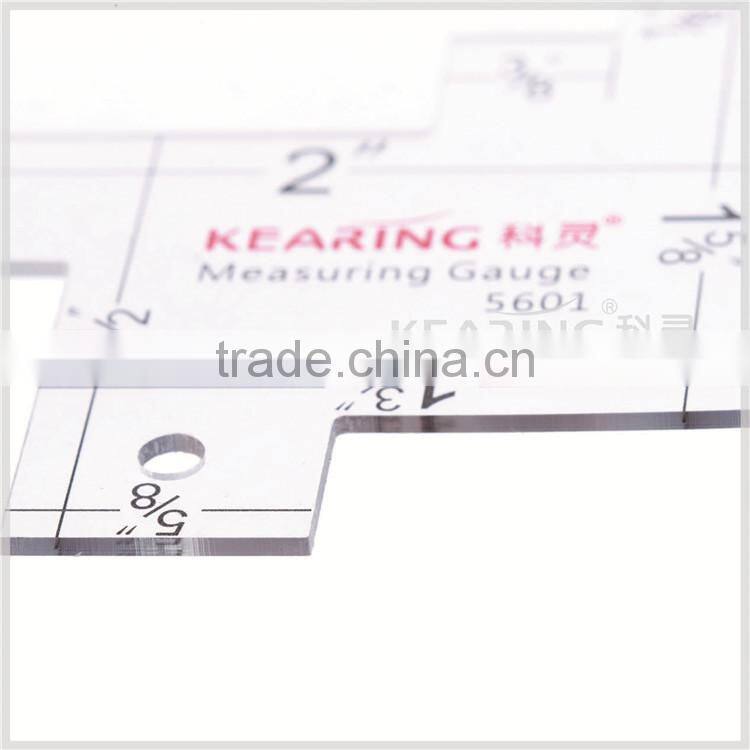 Kearing brand inch plastic sandwich line measuring gauge #5601