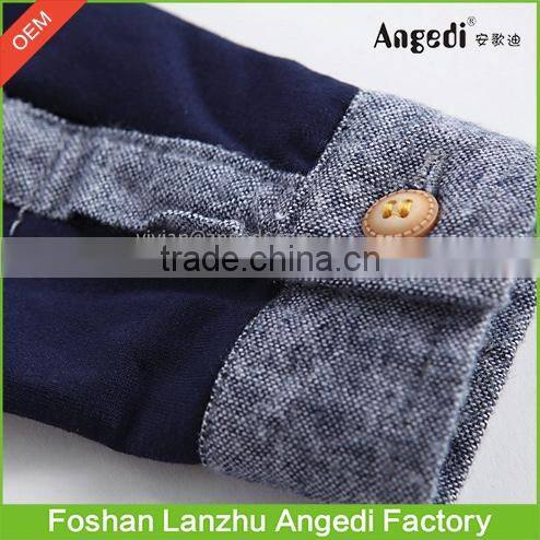 European kids shirts cotton baby boys bow tie shirts with babies fancy designing hot sale elegant children clothing