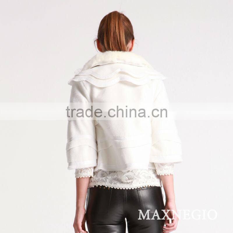 New collection stylist women winter jacket fur coat