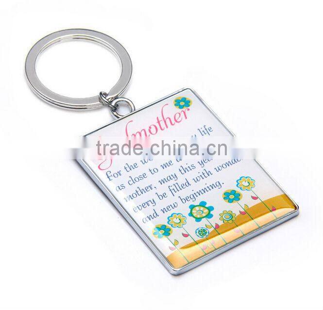 enamel red heart keychain jewelry pink ribbon breast cancer custom logo keychain jewelry