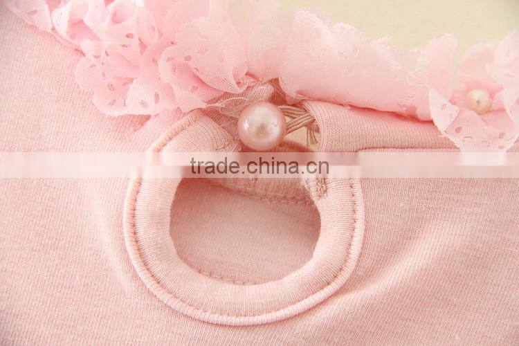 one piece child girls undershirts girls pink undershirts underwear wholesale 2016 autumn for baby girls