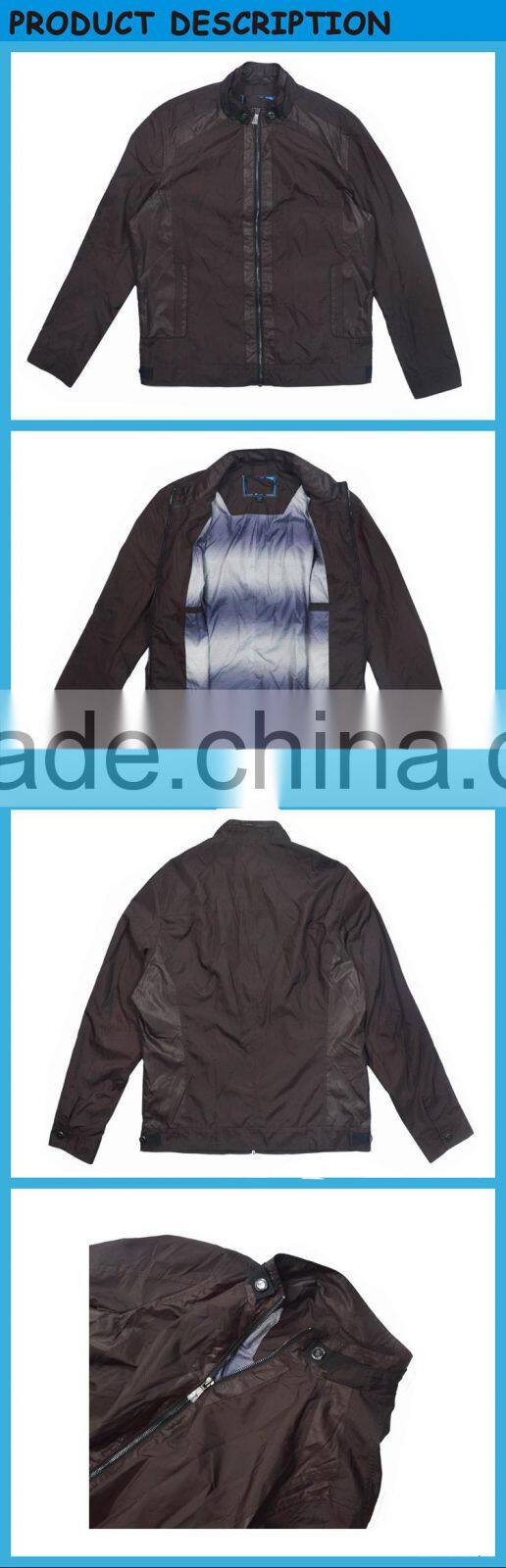 Cheap Casual Windproof Custom Logo Design Shishi Men Jacket Factory