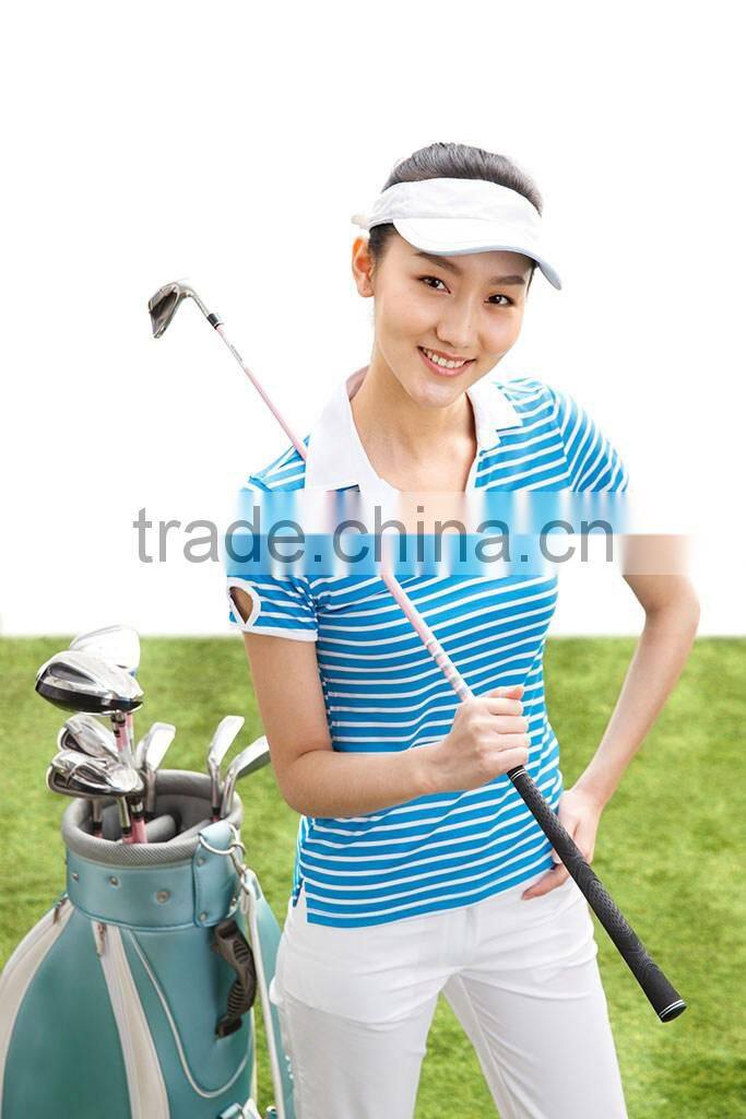 2015 latest fashion design woman golf tshirt high quality polo t shirt