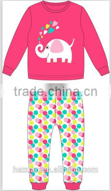 OEM or stocked designs childrens pajamas wholesale/pajamas wholesale
