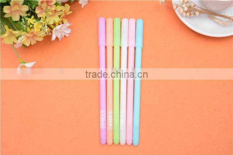 Multicolor plastice ballpoint ball 0.5mm black student ballpoint pen