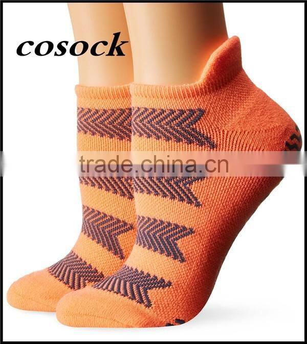 Hollow jacqaurd unisex anti-slip studio no show ankle support yoga pilates socks