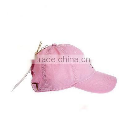 Embroidered cheap baseball caps for sale pink flat caps