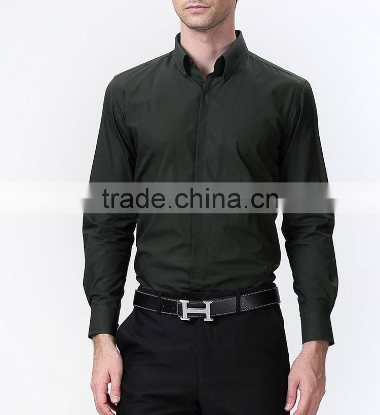 Latest style men's dress shirt fancy design man clothing