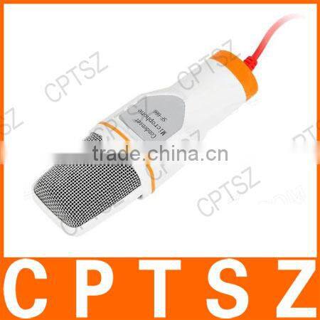 SF-666 Professional Condenser KTV Wired Microphone w/ Tripods Set