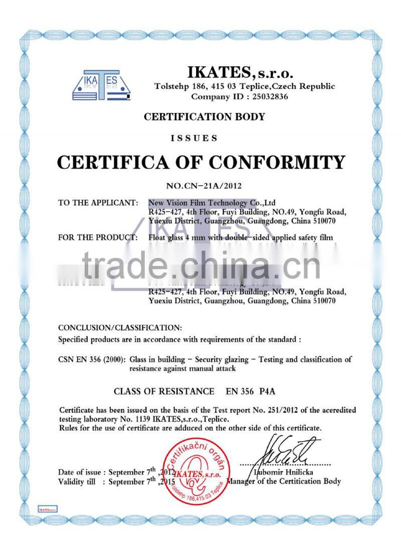 DIY small size film high quality 1 ply car tint film