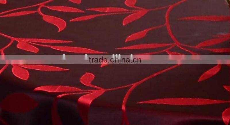 polyester jacquard fabric dinning table cloths for hotel