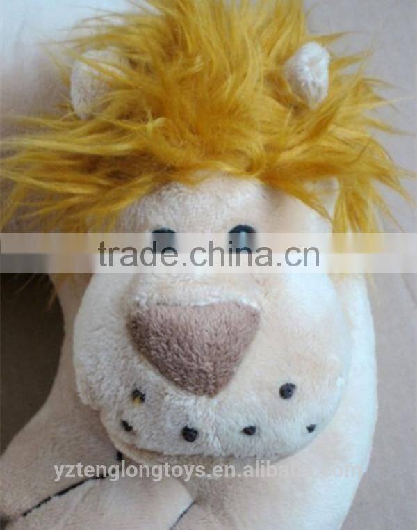 Cute animal neck pillow lion head u shape pillow