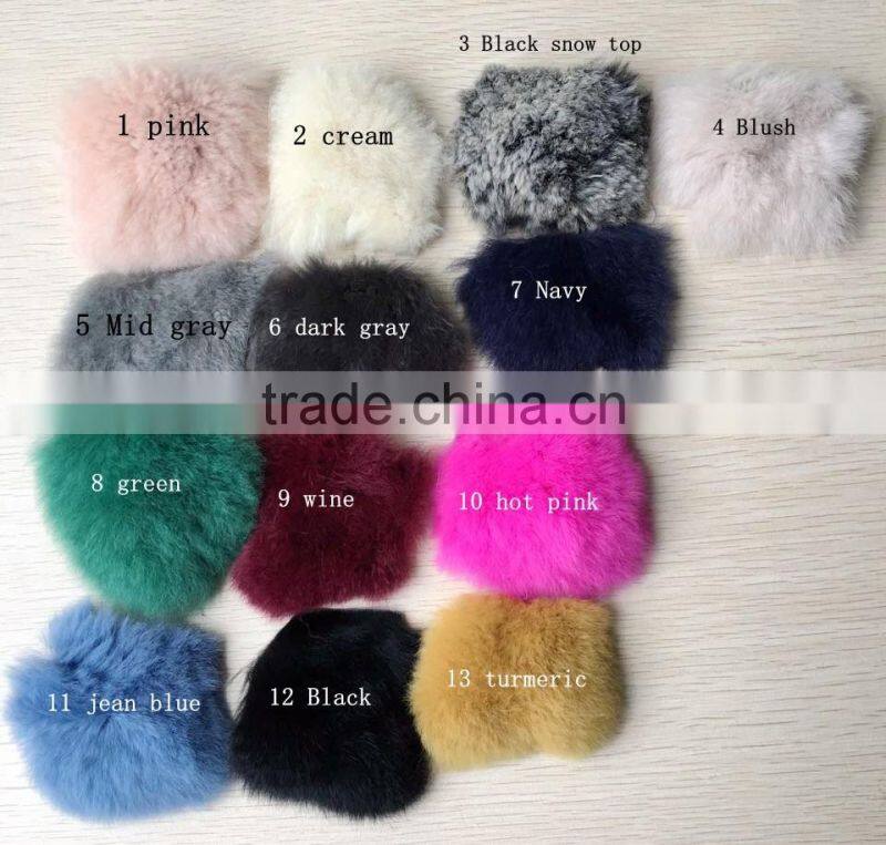 YR169A Top quality Real Rex Rabbit Fur Elastic Headband Snood two way Soft Touch Rabbit Fur Headband/Collar