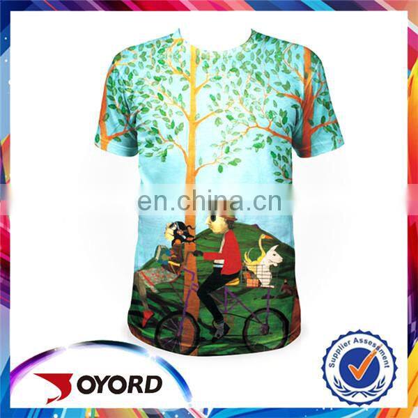 oem make your own design wholesale 3d digital printed tshirt custom t shirt