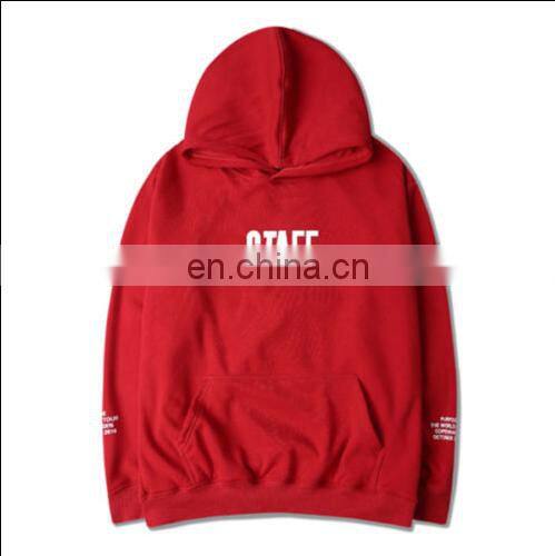 China Supplier Purpose Tour Hoodie Red Casual Hooded Sweatshirt Women