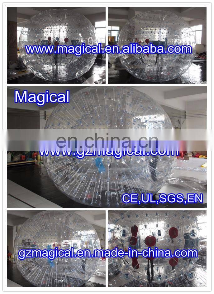 Glowing inflatable human balloon inflatable hamster zorb ball