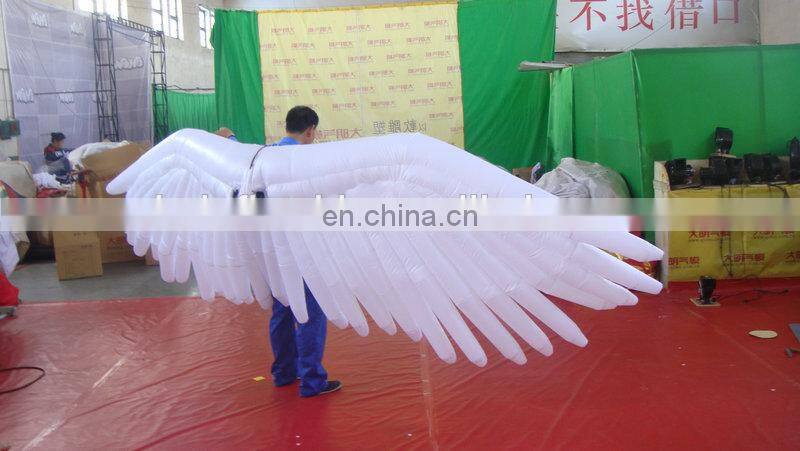 new design hot sale inflatable bird wing costumes for decoration