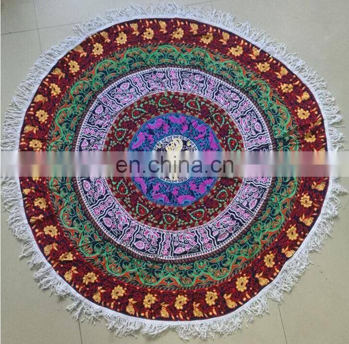 wholesale cheap reactive printing velour custom beach towels