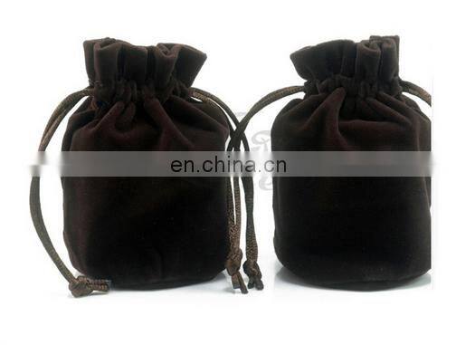 No MOQ custom velvet pouch bag with custom logo printed as custom velvet jewelry bag