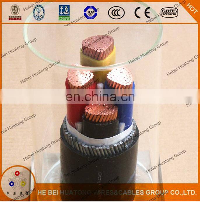 0.6/1kv CU/XLPE/SWA/PVC NYFGBY 4Cx300mm2