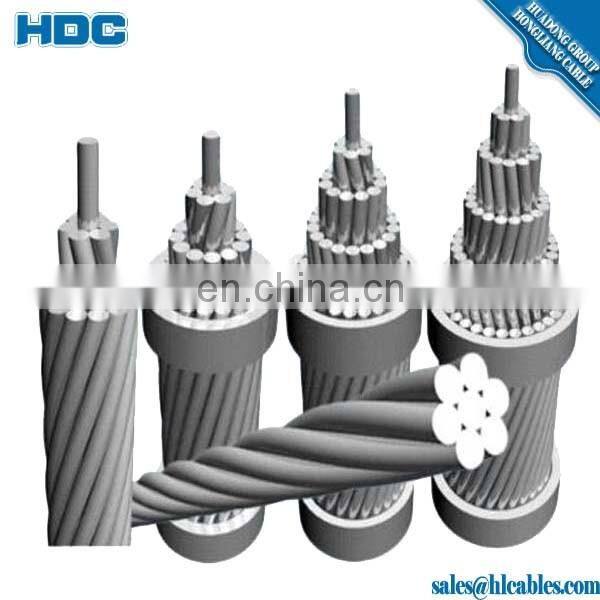 Bare Aluminum wire AAC 1/0 AWG 7 Strands Code Poppy conductor